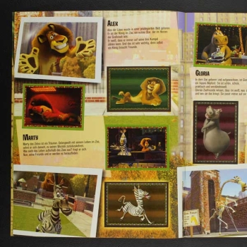 Madagascar Panini Sticker Album komplett