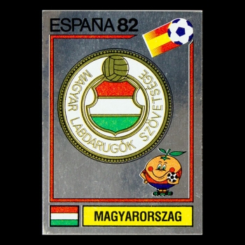 Espana 82 Nr. 182 Panini Sticker Magyarorszag Wappen