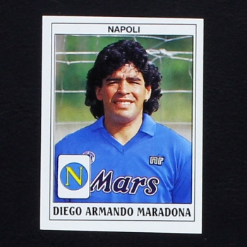Diego Maradona Panini Sticker No. 260 - Calciatori 1989