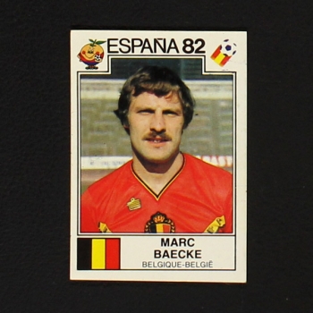 Espana 82 Nr. 207 Panini Sticker Marc Baecke