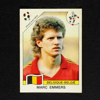 Italia 90 Nr. 336 Panini Sticker Marc Emmers