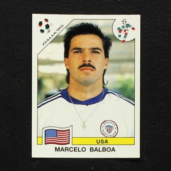 Italia 90 Nr. 099 Panini Sticker Marcelo Balboa