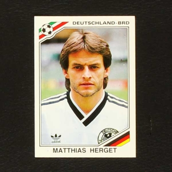 Mexico 86 Nr. 296 Panini Sticker Matthias Herget