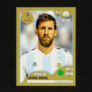 Messi Panini Sticker Russia 2018 Swiss Variant