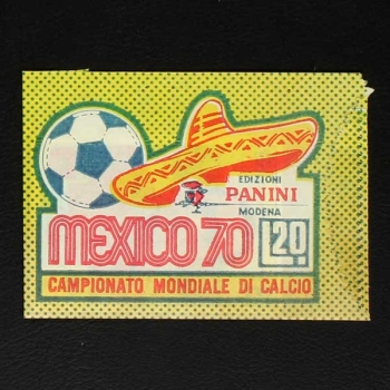 Mexico 70 Panini Sticker Tüte Variante mit Lasche L.20