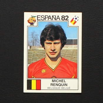 Espana 82 Nr. 206 Panini Sticker Michel Renquin