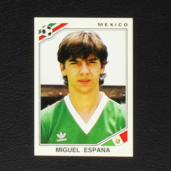 Mexico 86 Nr. 120 Panini Sticker Miguel Espana