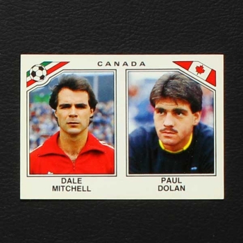 Mexico 86 Nr. 227 Panini Sticker Mitchell - Dolan