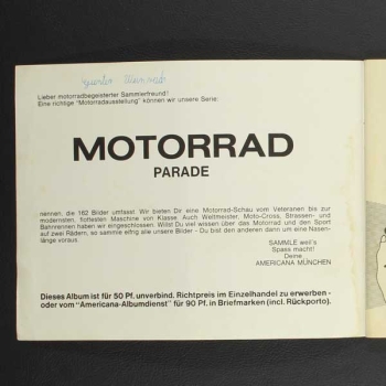 Motorrad Parade Americana Album complete