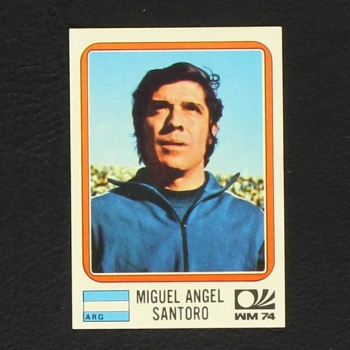 München 74 Nr. 321 Panini Sticker Miguel Angel Santoro