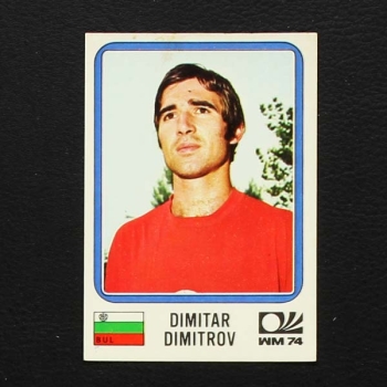 München 74 Nr. 262 Panini Sticker Dimitar Dimitrov