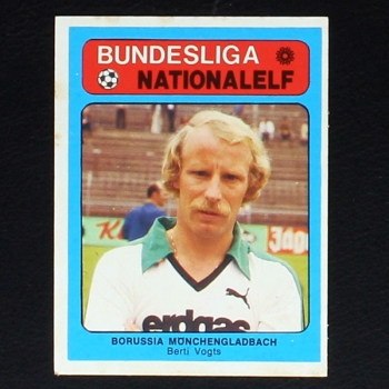Berti Vogts Americana Card No. 1 - Bundesliga Nationalelf 1978