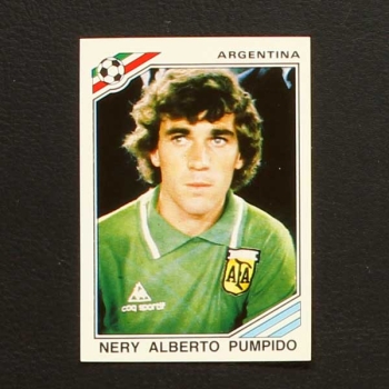 Mexico 86 Nr. 089 Panini Sticker Nery Alberto Pumpido