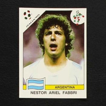 Italia 90 Nr. 121 Panini Sticker Nestor Ariel Fabbri