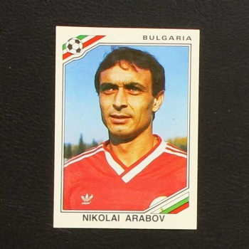 Mexico 86 Nr. 059 Panini Sticker Nikolai Arabov