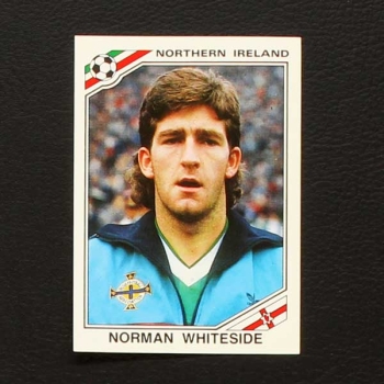 Mexico 86 Nr. 290 Panini Sticker Norman Whiteside