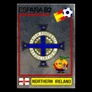 Espana 82 Nr. 328 Panini Sticker North Ireland Wappen