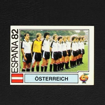 Espana 82 Nr. 129 Panini sticker Österreich Team