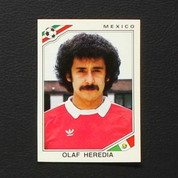 Mexico 86 Nr. 127 Panini Sticker Olaf Heredia