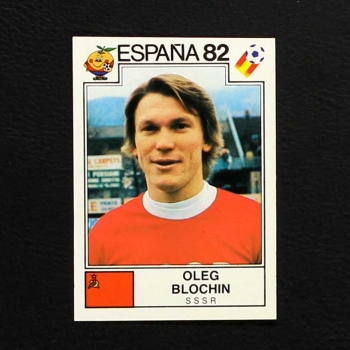 Espana 82 Nr. 399 Panini Sticker Oleg Blochin