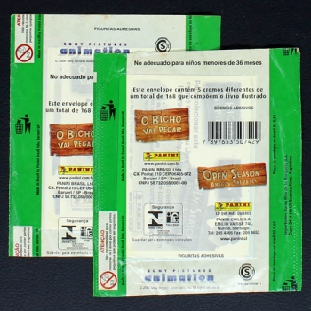 Open Season 2006 Panini Sticker Tüten - 2 Brasil Version