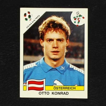 Italia 90 Nr. 059 Panini Sticker Otto Konrad