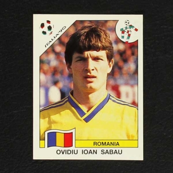 Italia 90 Nr. 164 Panini Sticker Ovidiu Ioan Sabau