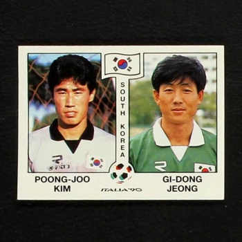 Italia 90 Nr. 317 Panini Sticker P. Kim - Jeong