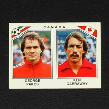 Mexico 86 Nr. 225 Panini Sticker Pakos - Garraway