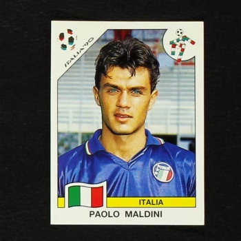 Italia 90 Nr. 046 Panini Sticker Paolo Maldini