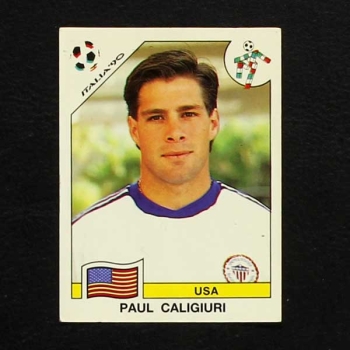 Italia 90 Nr. 104 Panini Sticker Paul Caligiuri