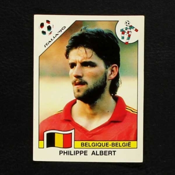 Italia 90 Nr. 333 Panini Sticker Philippe Albert