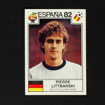 Espana 82 Nr. 124 Panini Sticker Pierre Littbarski