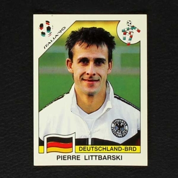 Italia 90 No. 263 Panini sticker Pierre Littbarski