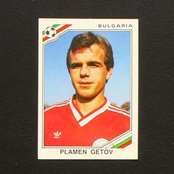 Mexico 86 Nr. 065 Panini Sticker Plamen Getov