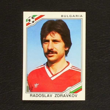 Mexico 86 Nr. 062 Panini Sticker Radoslav Zdravkov