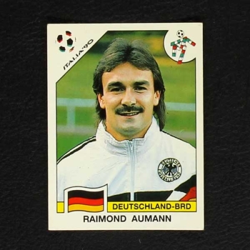 Italia 90 No. 250 Panini sticker Raimond Aumann