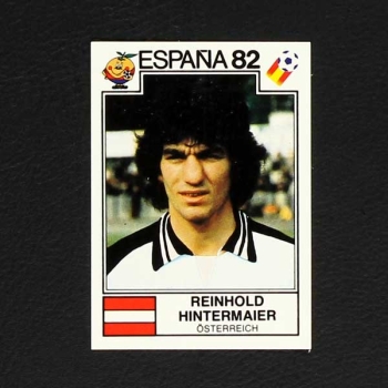 Espana 82 Nr. 137 Panini Sticker Reinhold Hintermaier