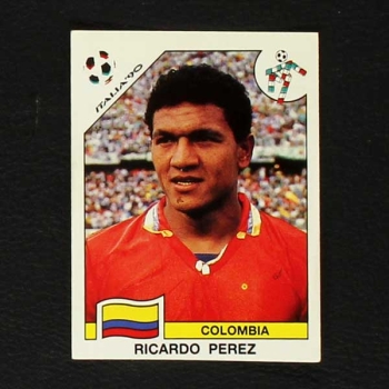 Italia 90 No. 297 Panini sticker Ricardo Perez