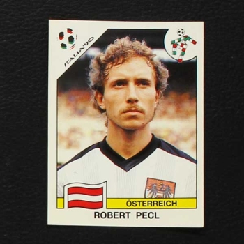 Italia 90 Nr. 065 Panini Sticker Robert Pecl