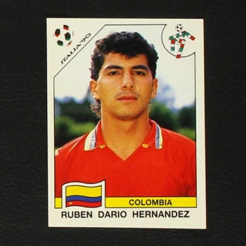 Italia 90 Nr. 303 Panini Sticker Ruben Dario Hernandez