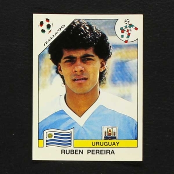 Italia 90 Nr. 376 Panini Sticker Ruben Pereira