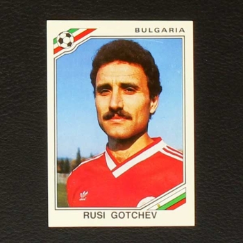 Mexico 86 Nr. 067 Panini Sticker Rusi Gotchev