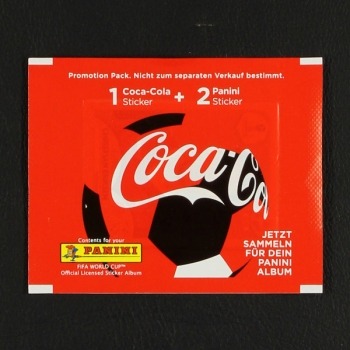 Russia 2018 Coca Cola Panini sticker bag Austria variant