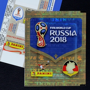 Russia 2018 Panini Sticker Tüte - blaue ohne Barcode