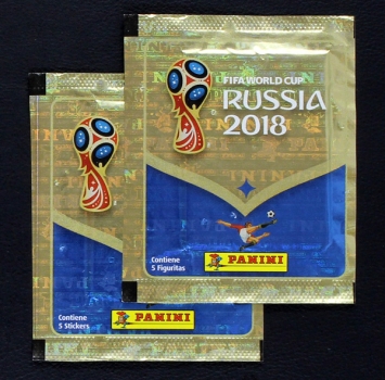 Russia 2018 Panini Sticker Tüte - kolumbianische Version 2x