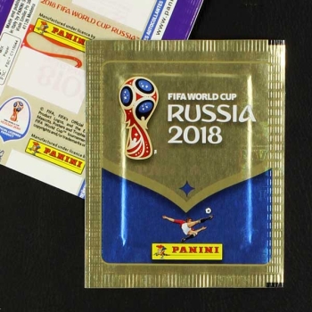 Russia 2018 Panini Sticker Tüte Variante lila ohne Barcode