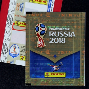 Russia 2018 Panini Sticker Tüte - rot ohne Barcode