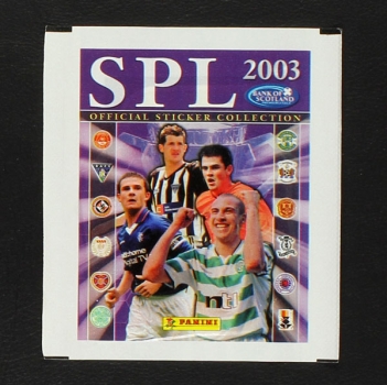 SPL 2003 Panini Schottland Sticker Tüte