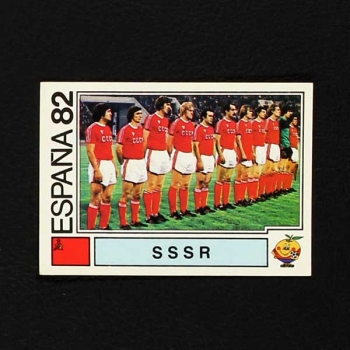 Espana 82 Panini Sticker 383 - SSSR Team